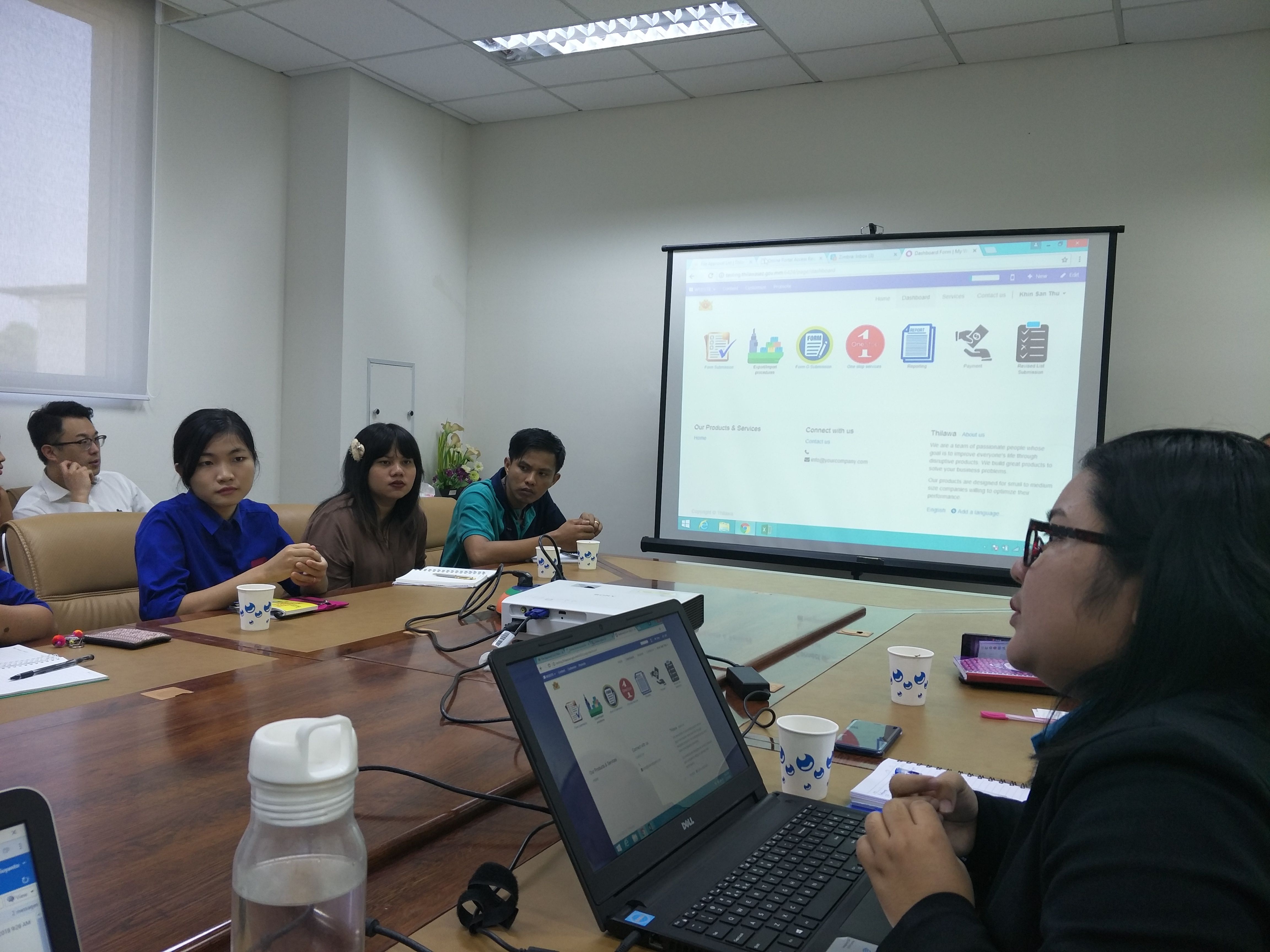 Odoo training for investors at Thilawa SEZ