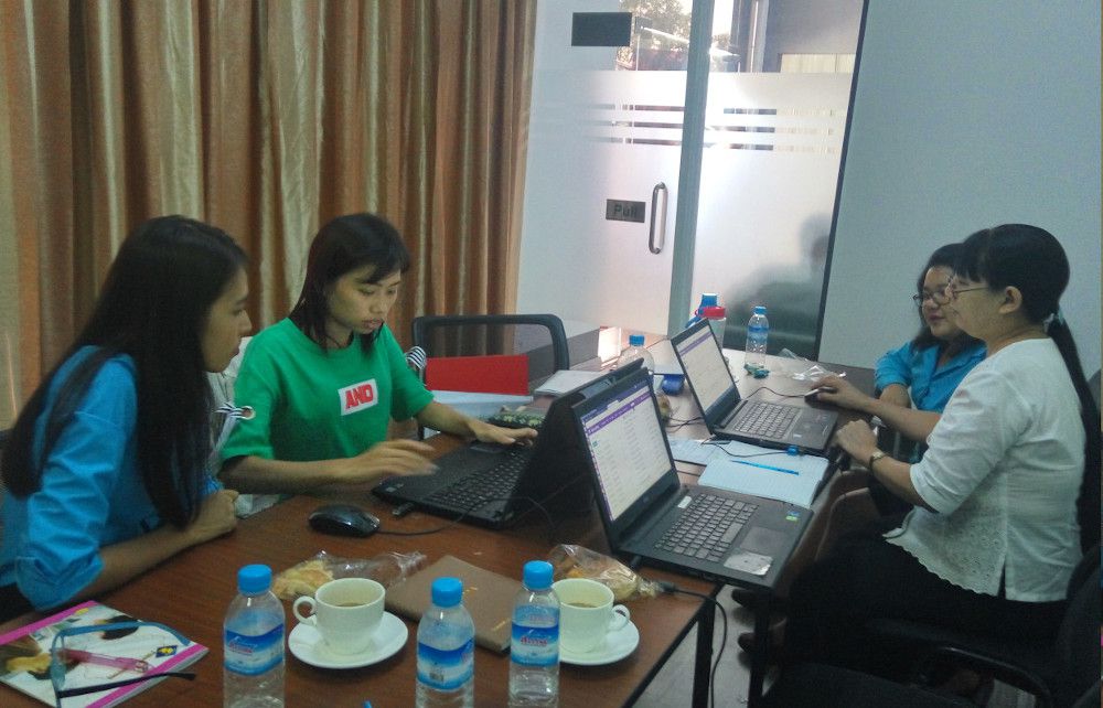 Training at Asahi Loihein's Office