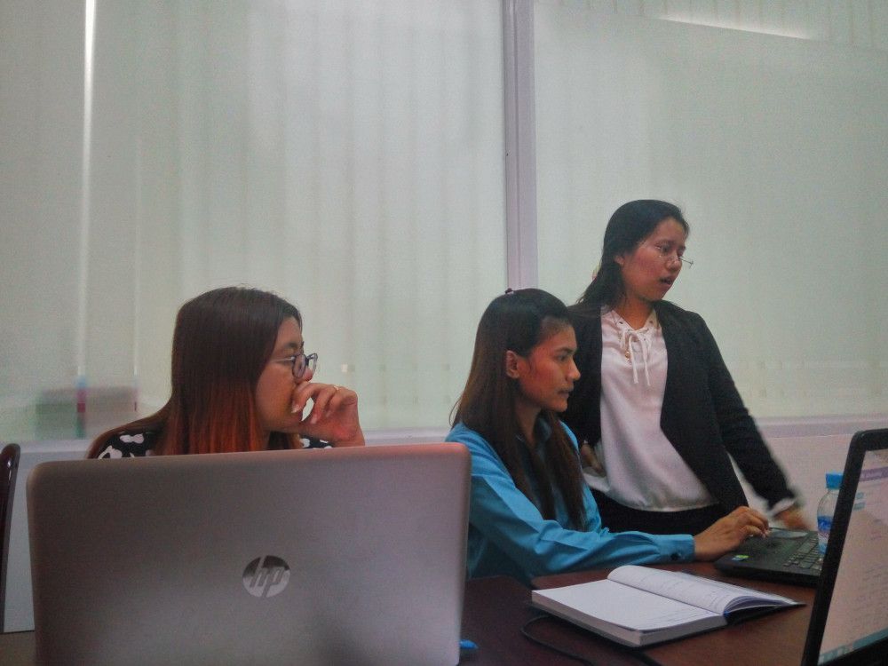 Training at Asahi Loihein's Office