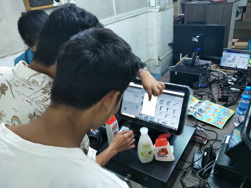 Odoo POS training at Pink H&B Office