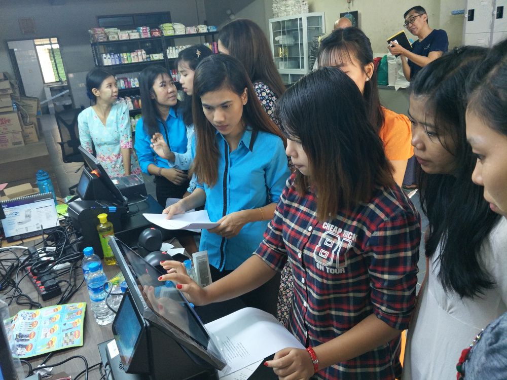 Odoo POS training at Pink H&B Office