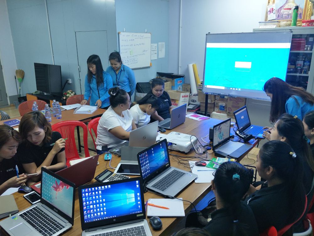 Odoo POS training at Kudos' Office